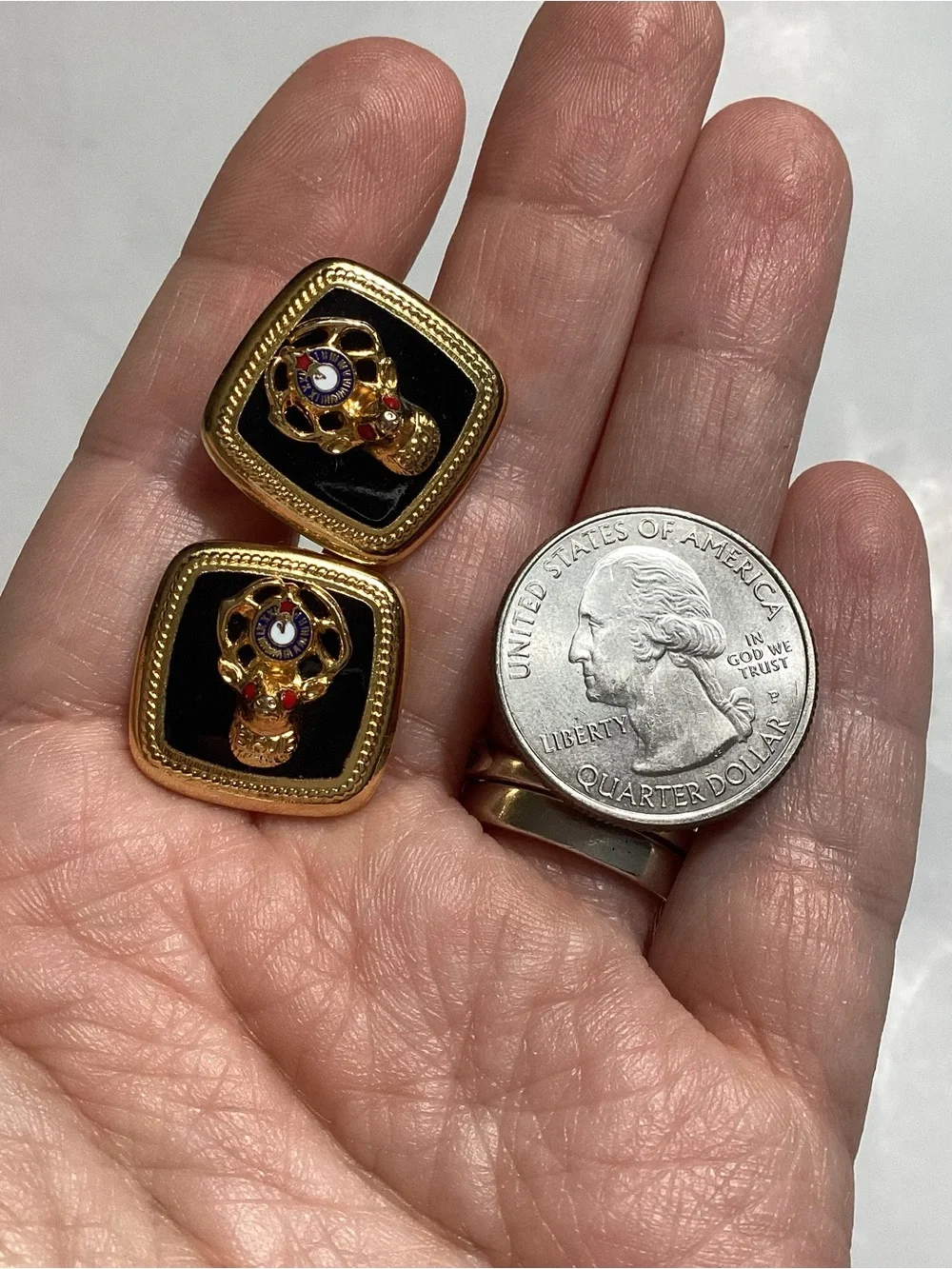 Benevolent & Protective Order of Elks Vtg Cuff Links